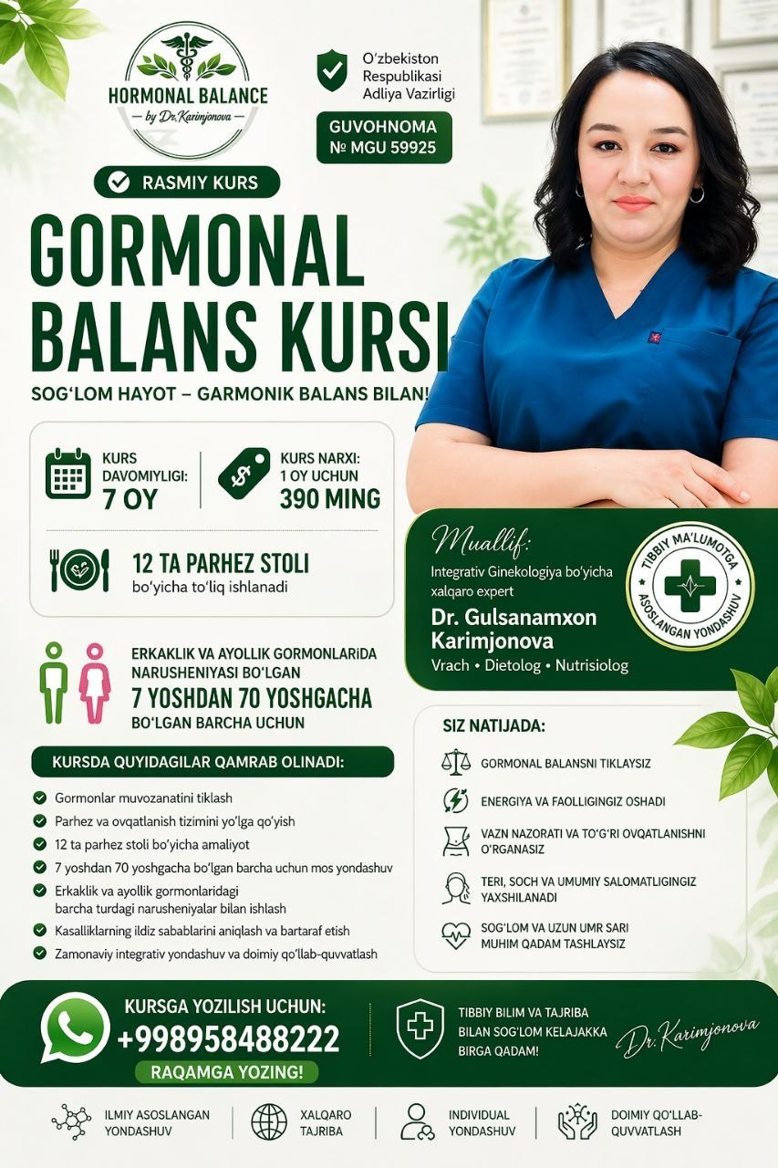 Gormonal Balans kursi